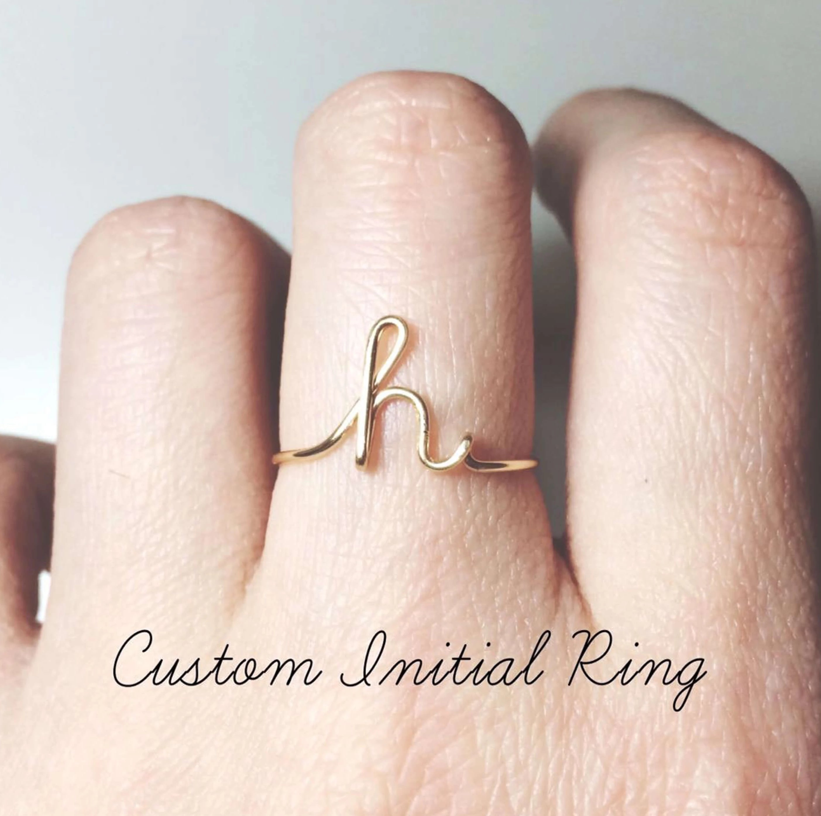 2019 Customize Jewelry Alphabet Name Letter Word Design CZ Letter Ring -  China Letter Ring and Word Ring price | Made-in-China.com