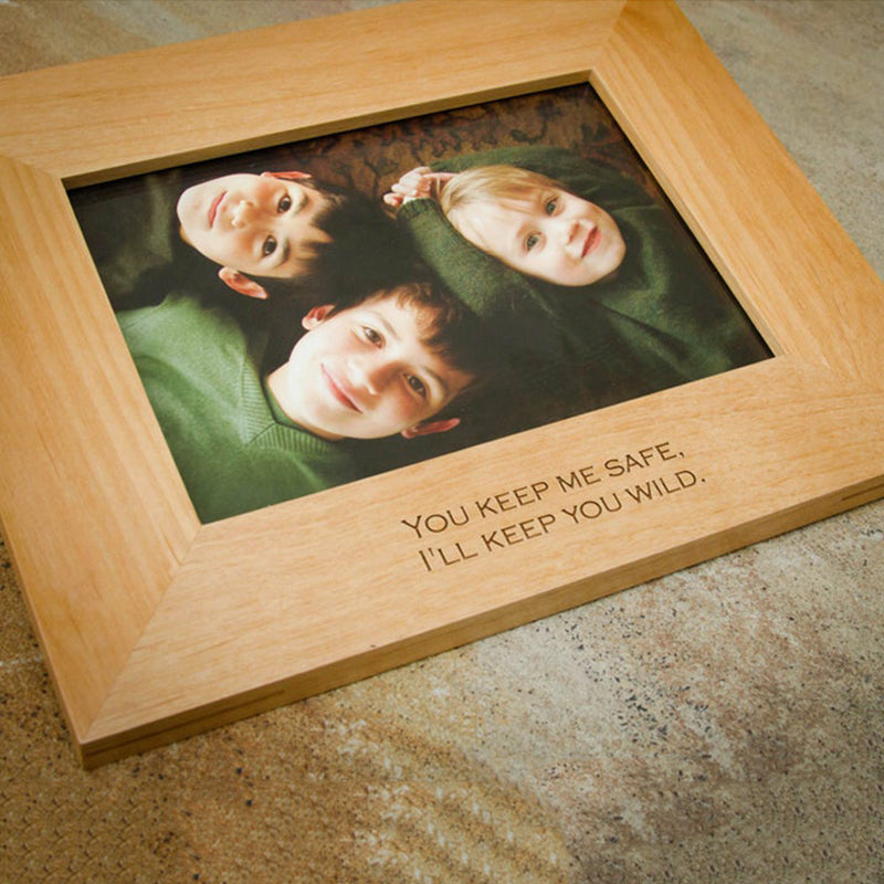 Custom Wood Picture Frame, Shop Engraved Gifts