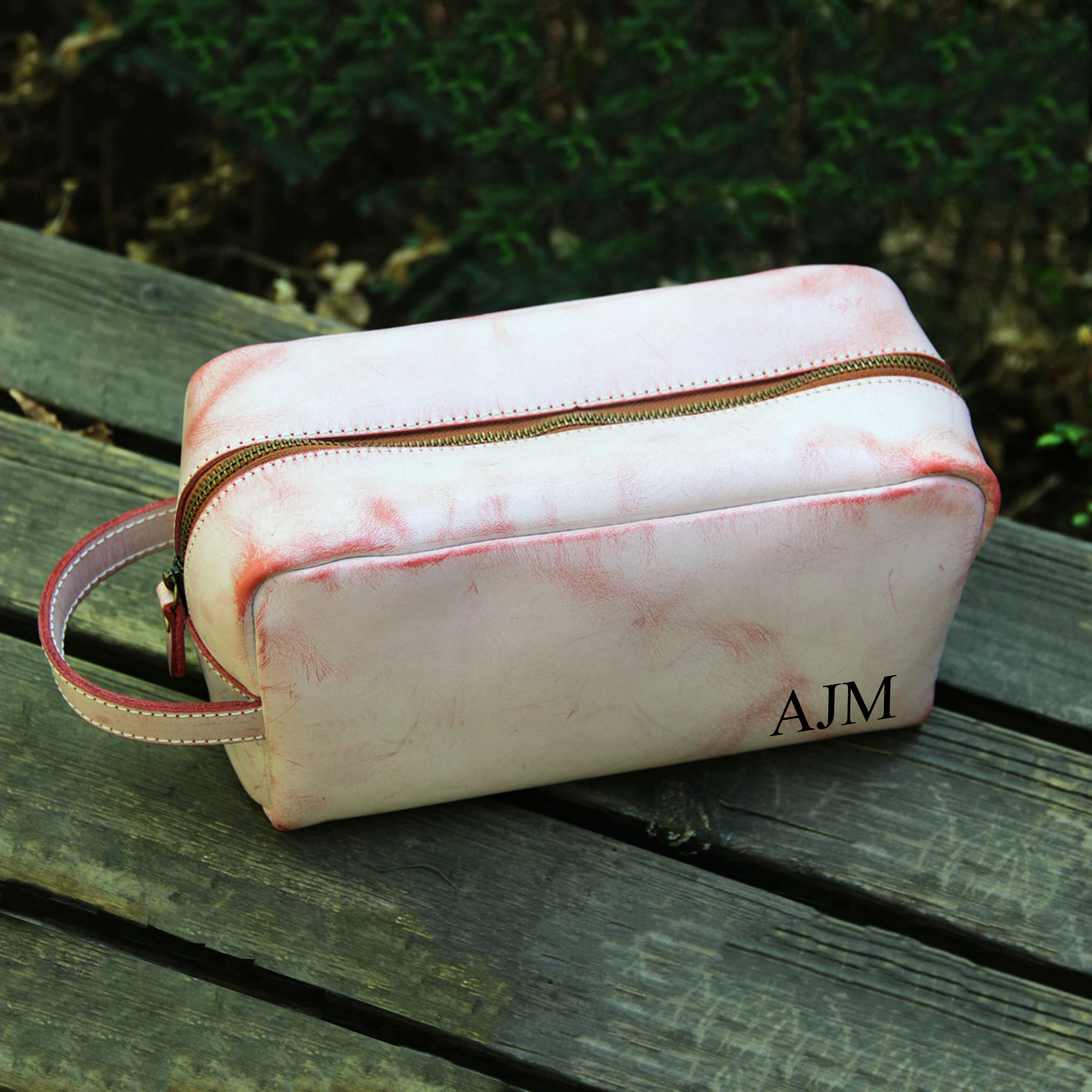 Pencil Case Cosmetic Bag, Leather Cosmetic Pouch