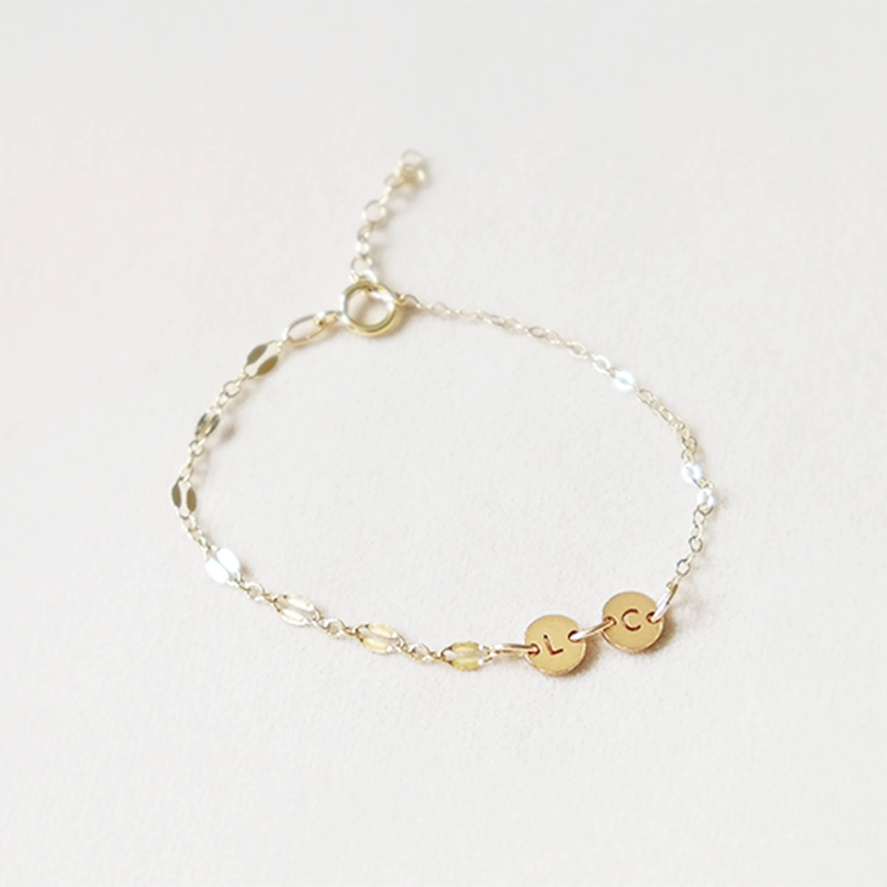 Discover more than 80 delicate initial bracelet super hot - in.duhocakina