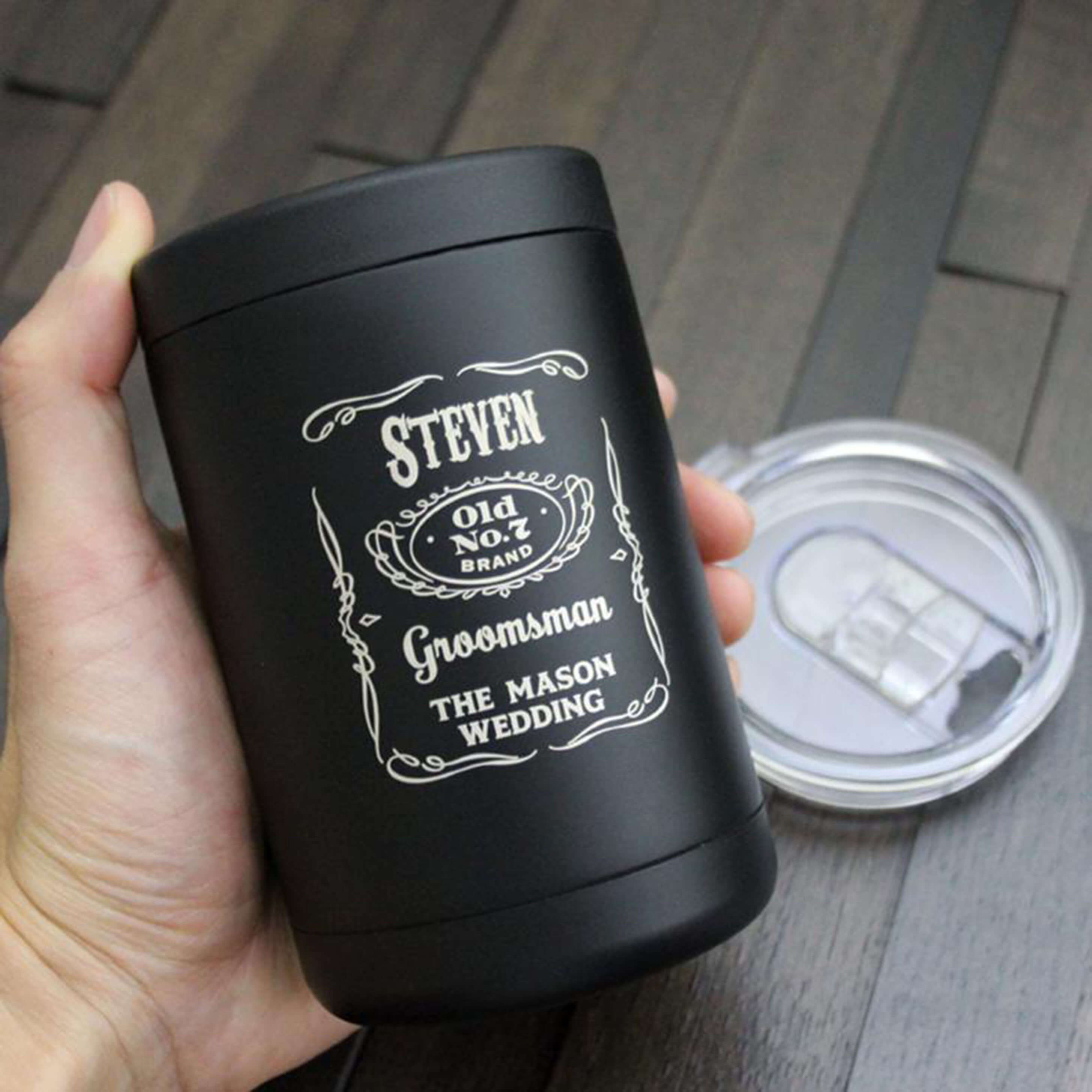 Bulk Custom Engraved Stainless Steel Can Coolers with Logo