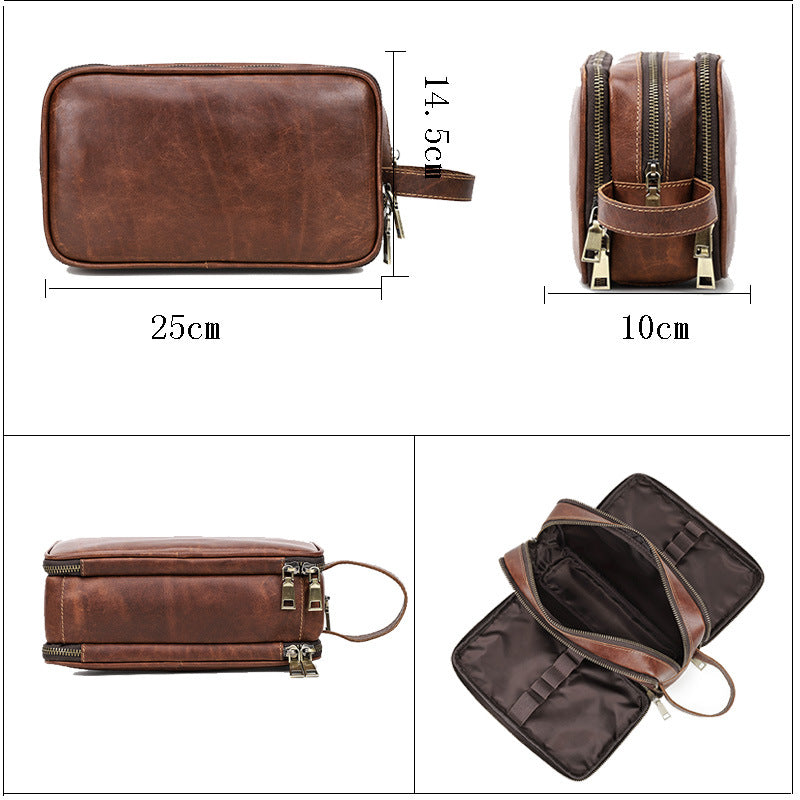 Personalized Groomsmen Gift Dopp Kit Bag Customized Leather 